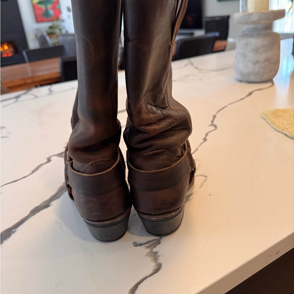 Classic Frye Harness Leather Boots - Picture 7 of 7